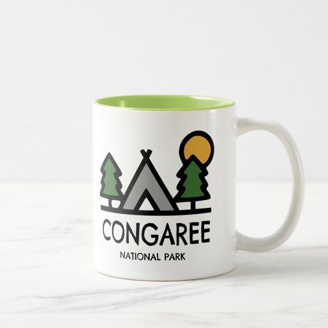 Tasse 2 Couleurs Le Parc national de Congaree (Droit)