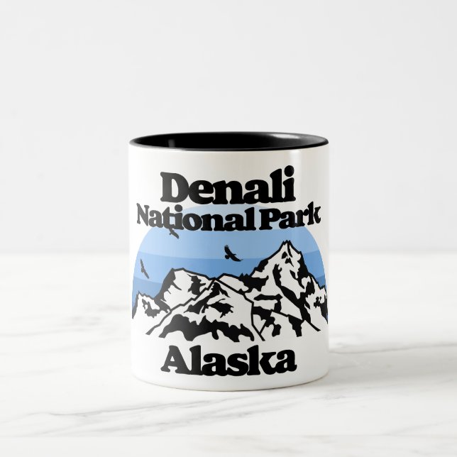 Tasse 2 Couleurs Le Parc national de Denali (Centre)