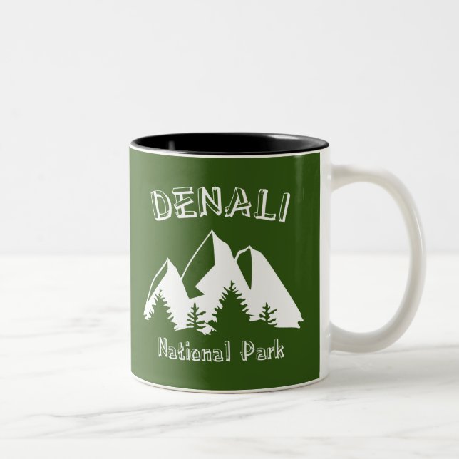 Tasse 2 Couleurs Le Parc national de Denali (Droit)