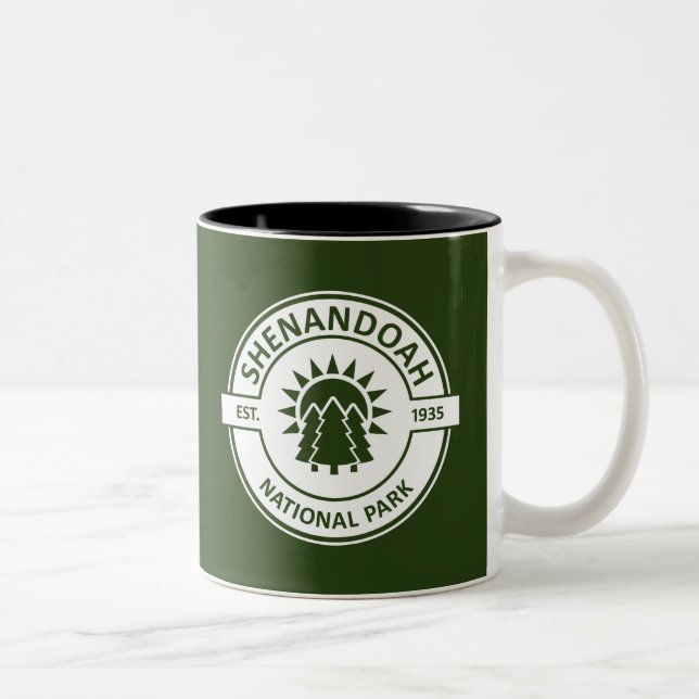 Tasse 2 Couleurs Le Parc national de Shenandoah (Droit)