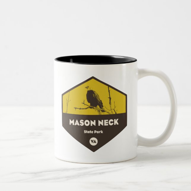 Tasse 2 Couleurs Le parc national Mason Neck (Droit)