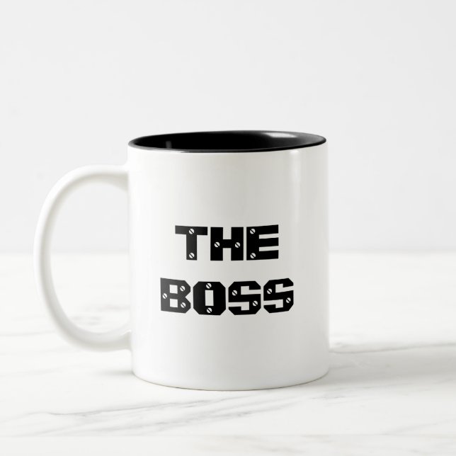 TASSE 2 COULEURS LE PATRON (Gauche)