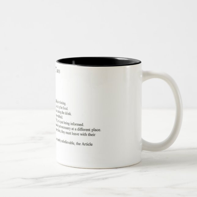Tasse 2 Couleurs Le patron (Droit)