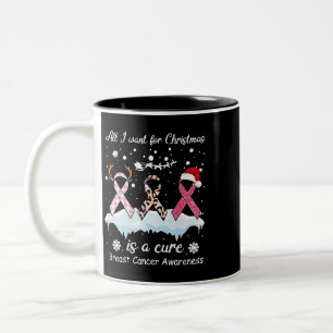 Tasse 2 Couleurs Le Père Noël joue de la clarinette pour Noël
