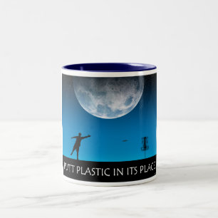 Tasse 2 Couleurs Le Plastique À La Place