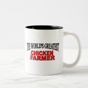 Tasse 2 Couleurs Le plus grand agriculteur du poulet du monde