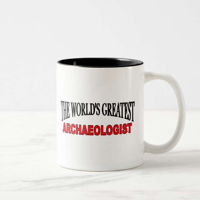 Tasse 2 Couleurs Le plus grand archéologue du monde (Droit)