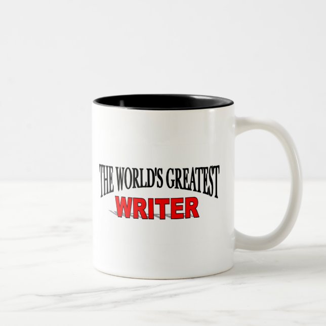 Tasse 2 Couleurs Le plus grand auteur du monde (Droit)