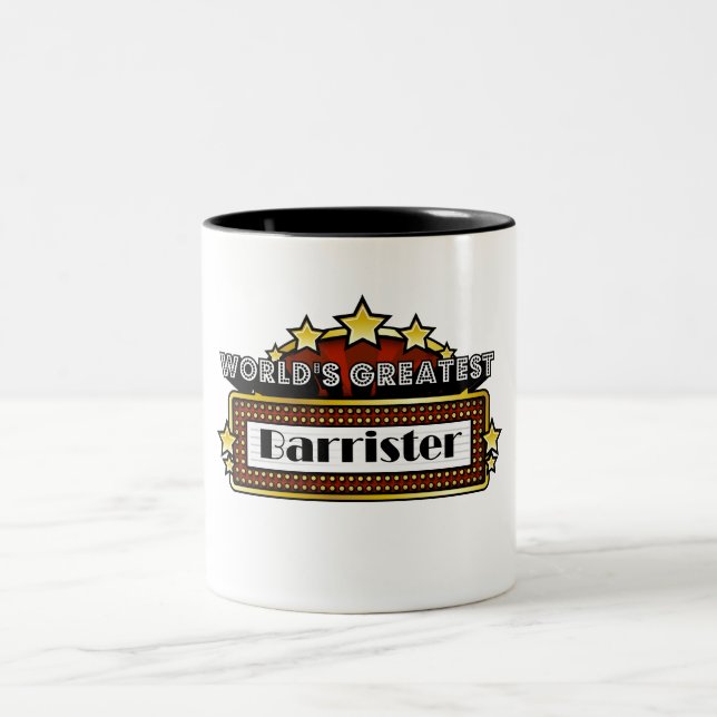 Tasse 2 Couleurs Le plus grand avocat du monde (Centre)