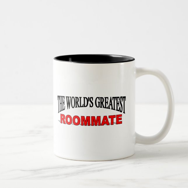 Tasse 2 Couleurs Le plus grand compagnon de chambre du monde (Droit)