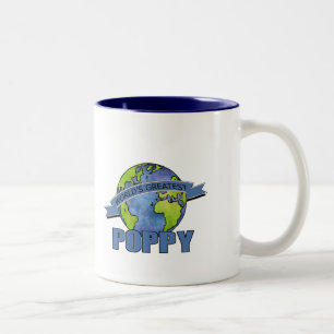 Tasse 2 Couleurs Le plus grand coquelicot du monde