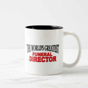 Tasse 2 Couleurs Le plus grand directeur des pompes funèbres du