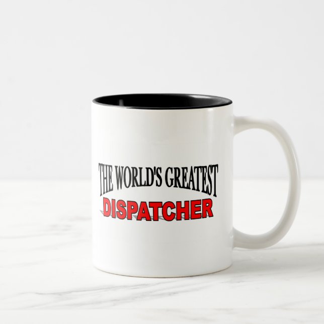 Tasse 2 Couleurs Le plus grand expéditeur du monde (Droit)