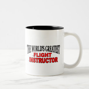 Tasse 2 Couleurs Le plus grand instructeur du vol du monde