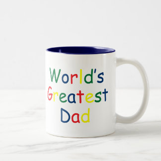 Tasse 2 Couleurs Le plus grand papa des mondes