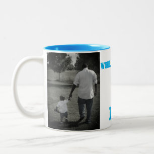 Tasse 2 Couleurs Le plus grand papa du monde, la fête des pères, le