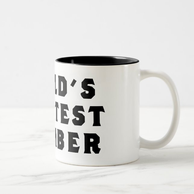 Tasse 2 Couleurs Le plus grand plombier du monde (Droit)