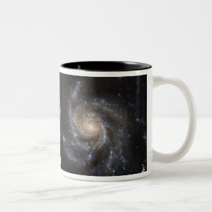 Tasse 2 Couleurs Le plus grand portrait de la galaxie de Hubble