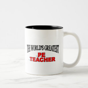 Tasse 2 Couleurs Le plus grand professeur du PE du monde