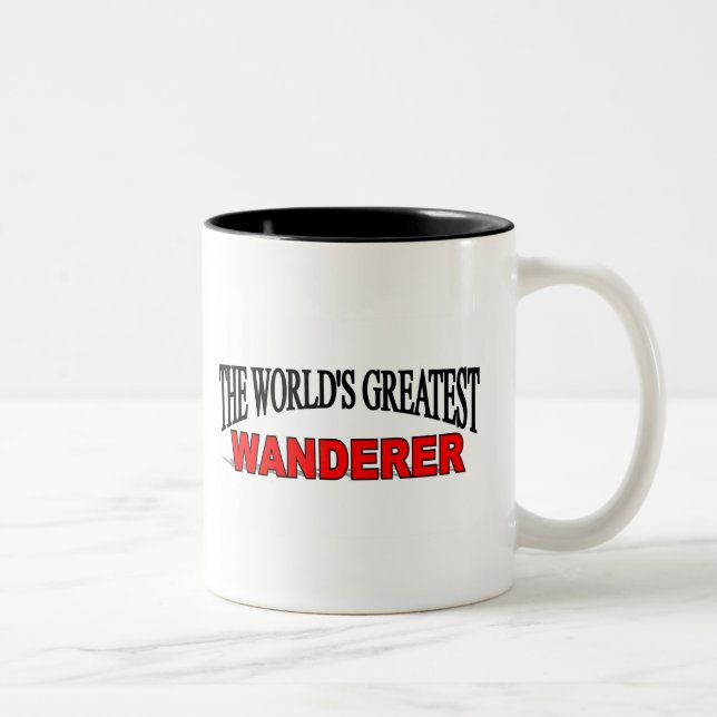 Tasse 2 Couleurs Le plus grand vagabond du monde (Droit)