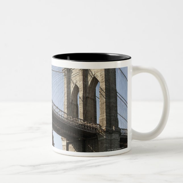 Tasse 2 Couleurs Le pont de Brooklyn (Droit)
