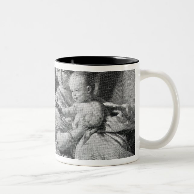 Tasse 2 Couleurs Le premier de mai 1851, gravé par Werner (Droit)