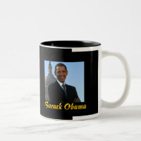 Le Président Barack Obama (mug noir)