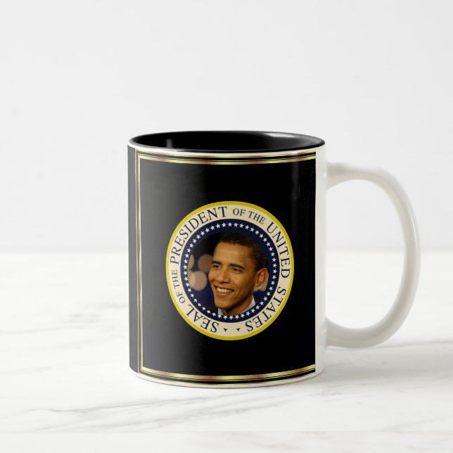 Tasse 2 Couleurs Le Président commémoratif Obama Inauguration (Droit)