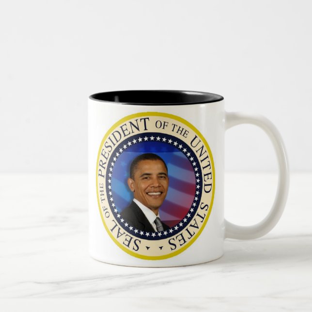 Tasse 2 Couleurs Le Président commémoratif Obama Inauguration (Droit)