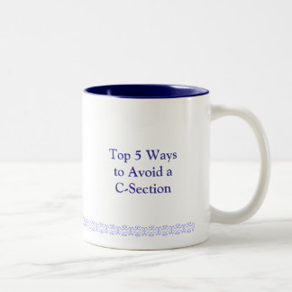 Tasse 2 Couleurs Le principal 5 Waysto évitent C.A. - section