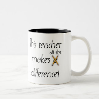 Tasse 2 Couleurs Le professeur fait une différence