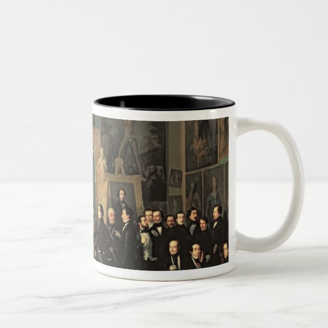 Tasse 2 Couleurs Le rassemblement des poètes, 1846 (Droit)