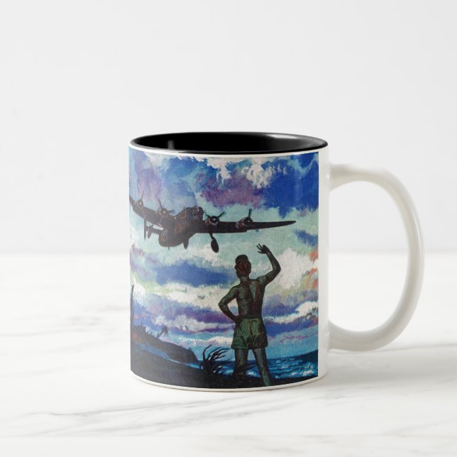 Tasse 2 Couleurs Le retour du guerrier (Droit)