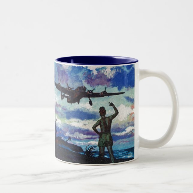 Tasse 2 Couleurs Le retour du guerrier (Droit)