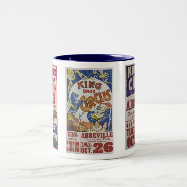 Tasse 2 Couleurs Le Roi Bros. Cirque (Centre)