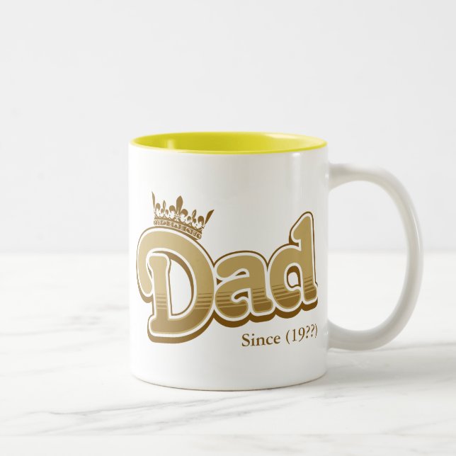 Tasse 2 Couleurs Le Roi Dad (Droit)