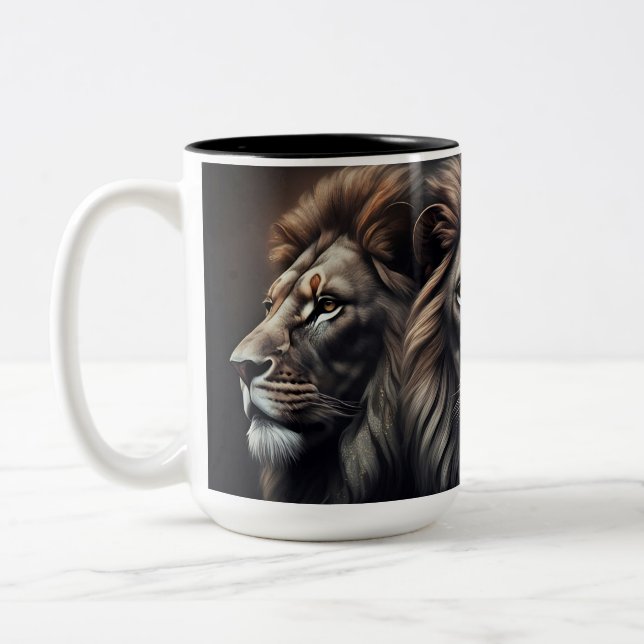 TASSE 2 COULEURS LE ROI LION (Gauche)