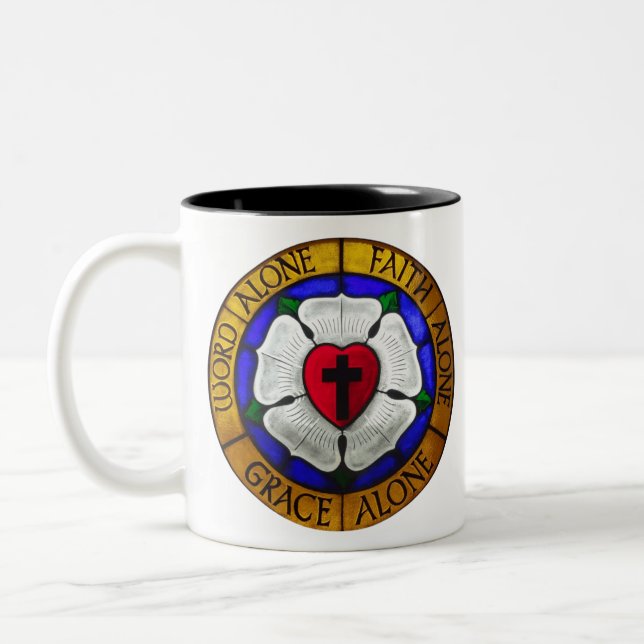 Tasse 2 Couleurs Le Rose de Luther - Solas (Gauche)