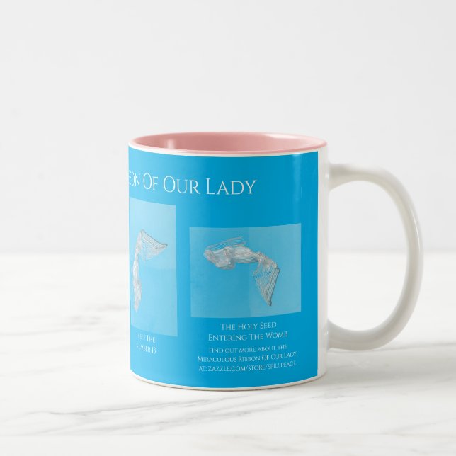 Tasse 2 Couleurs Le Ruban Miraculeux De Notre-Dame (Droit)