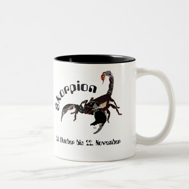 Tasse 2 Couleurs Le Scorpion (Droit)