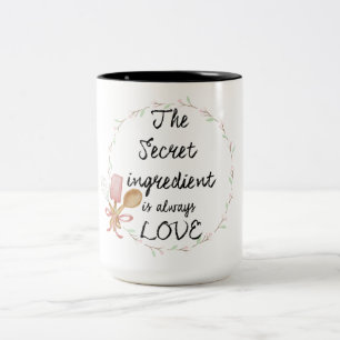 Tasse 2 Couleurs Le secret ingrédient est toujours l'amour