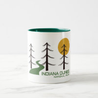 Le sentier du parc national des dunes d'Indiana