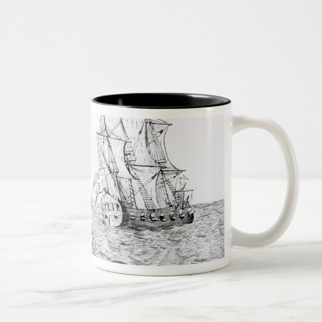 Tasse 2 Couleurs Le serpent de mer (Droit)