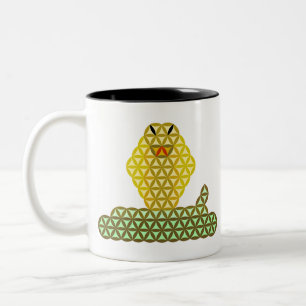 Tasse 2 Couleurs Le Serpent De Vie - Animaux Sacrés, A01