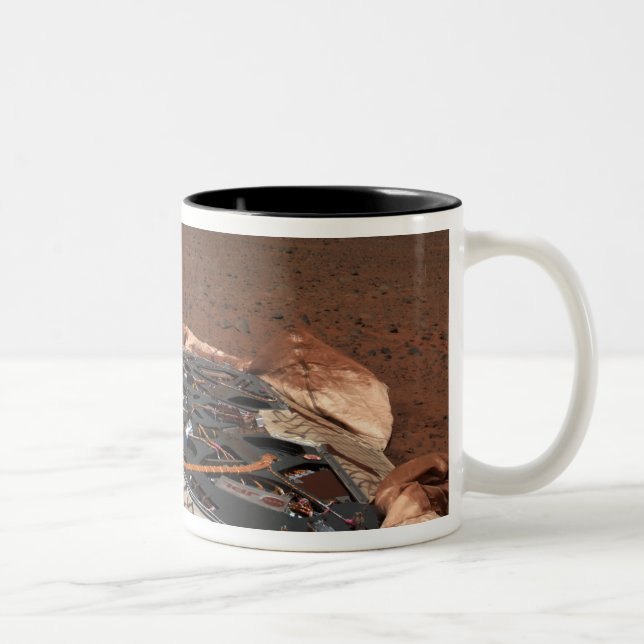 Tasse 2 Couleurs Le site d'atterrissage du rover (Droit)