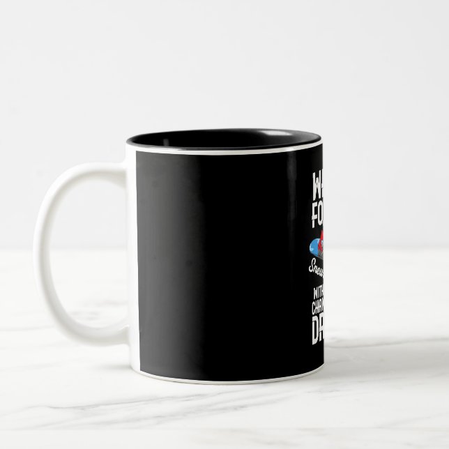 Tasse 2 Couleurs Le Snowboard Avec Une Chance De Boire (Gauche)
