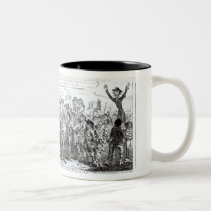 Tasse 2 Couleurs Le spa met en place la chasse d'orateur pour la