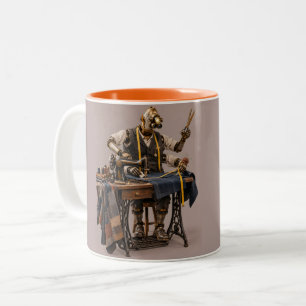 Tasse 2 Couleurs Le Tailleur à Quatre Mains