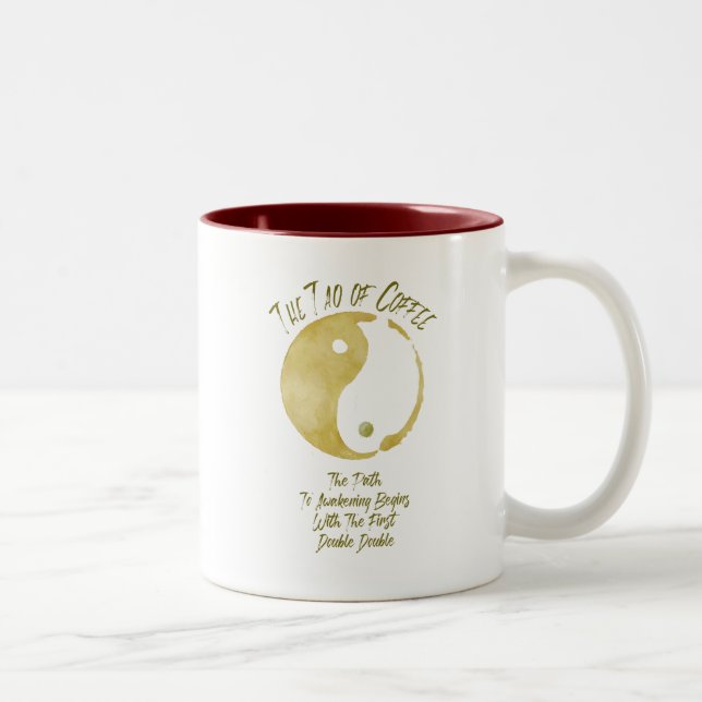 Tasse 2 Couleurs Le Tao de Double Double (Droit)