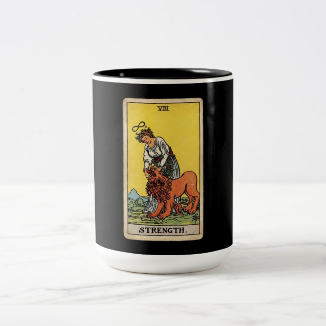 Tasse 2 Couleurs Le Tarot de la Force (Centre)